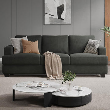 89 Inch Sofa with Extra Deep Seats Oversize, 3 Seater Sofa , Modern Couch and Sofa, Comfy Armrests and Seats and