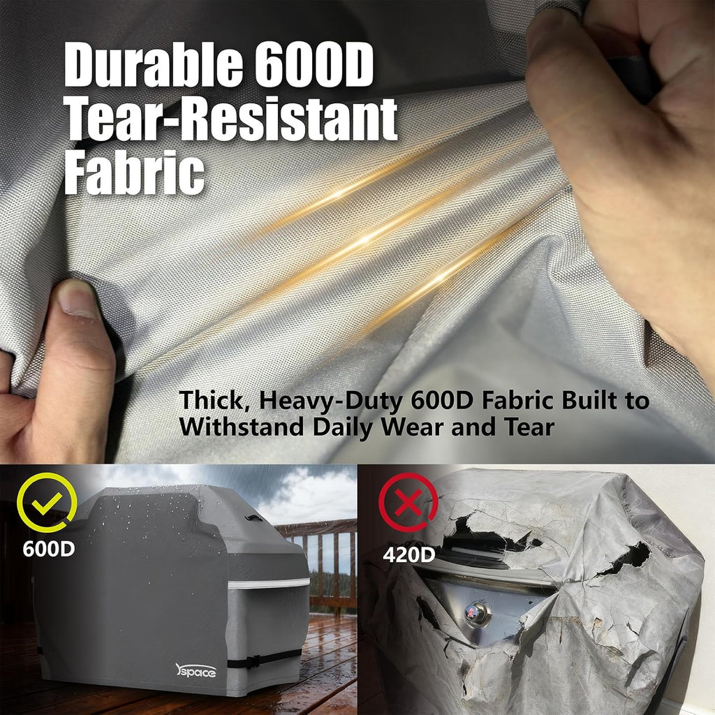 58 Inch Grill Cover Heavy Duty Waterproof Grill Cover