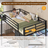 Twin Loft Bed with L-Shaped Desk and 7 Storage Drawers,Metal Twin Loft Bed for Kids with LED Lights and Charging