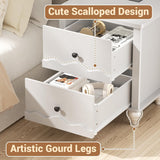 Modern Farmhouse Sideboard Buffet Cabinet, Wood Storage Cabinet with Doors & Adjustable Shelf
