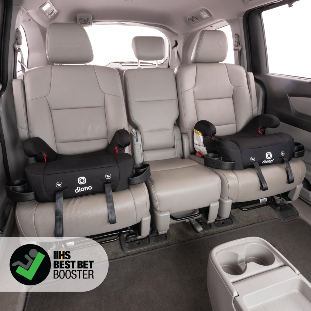 Diono Solana 2 XL 2022, Dual Latch Connectors, Lightweight Backless Belt-Positioning Car, 8 Years 1 Booster Seat