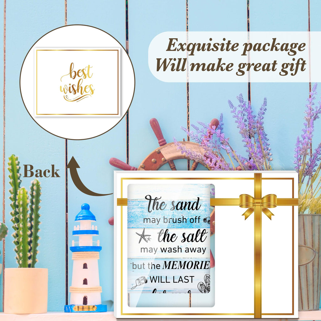 Beach Picture Frames 4x6, Beach House Decor, Love Picture Frame, Beach Trip Vacation Gifts, Gifts for Couples