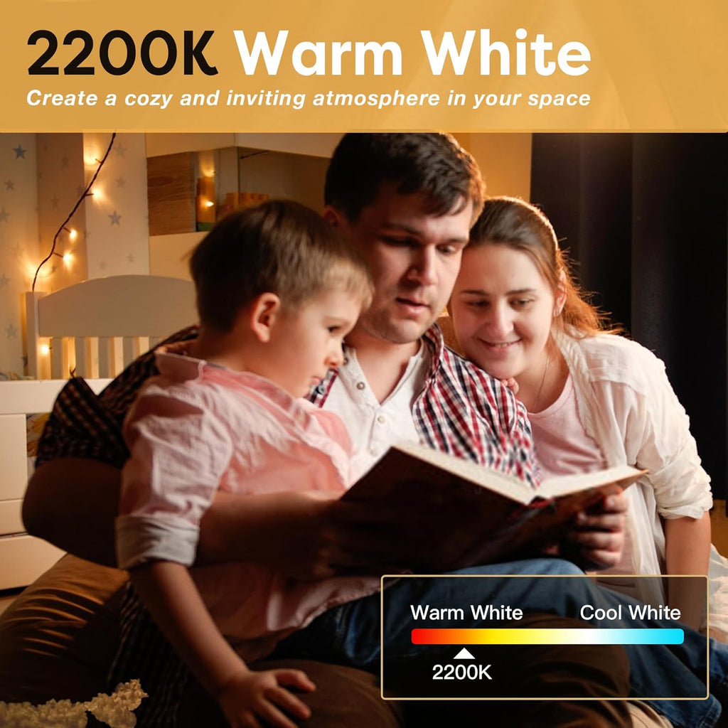 C7 LED E12 Candelabra Bulb Small Edison Candle Night Light Bulbs Salt Lamp Bulbs 0.5W Equivalent 5W 7W Warm White