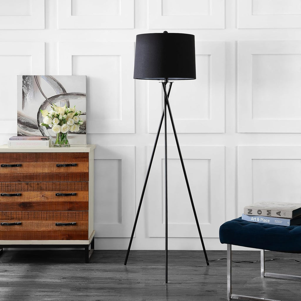Parsen Black Tripod 62-inch Floor Lamp (LED Bulb Included)