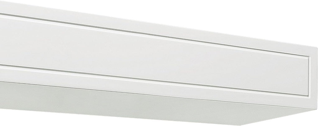 Premium Grade A MDF White mantel shelf, Crisp White paint, 60"L 9"D 5"H, The perfect compliment to your
