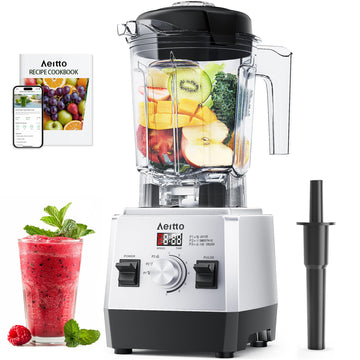 Blenders with 68Oz. Jar, 1800W Max Power Smoothie Blender, 3 Preset Programs & 7 Speeds, Professional Countertop