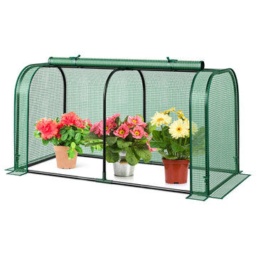 Portable Mini Greenhouse with Waterproof Sun-Protective PE Cover