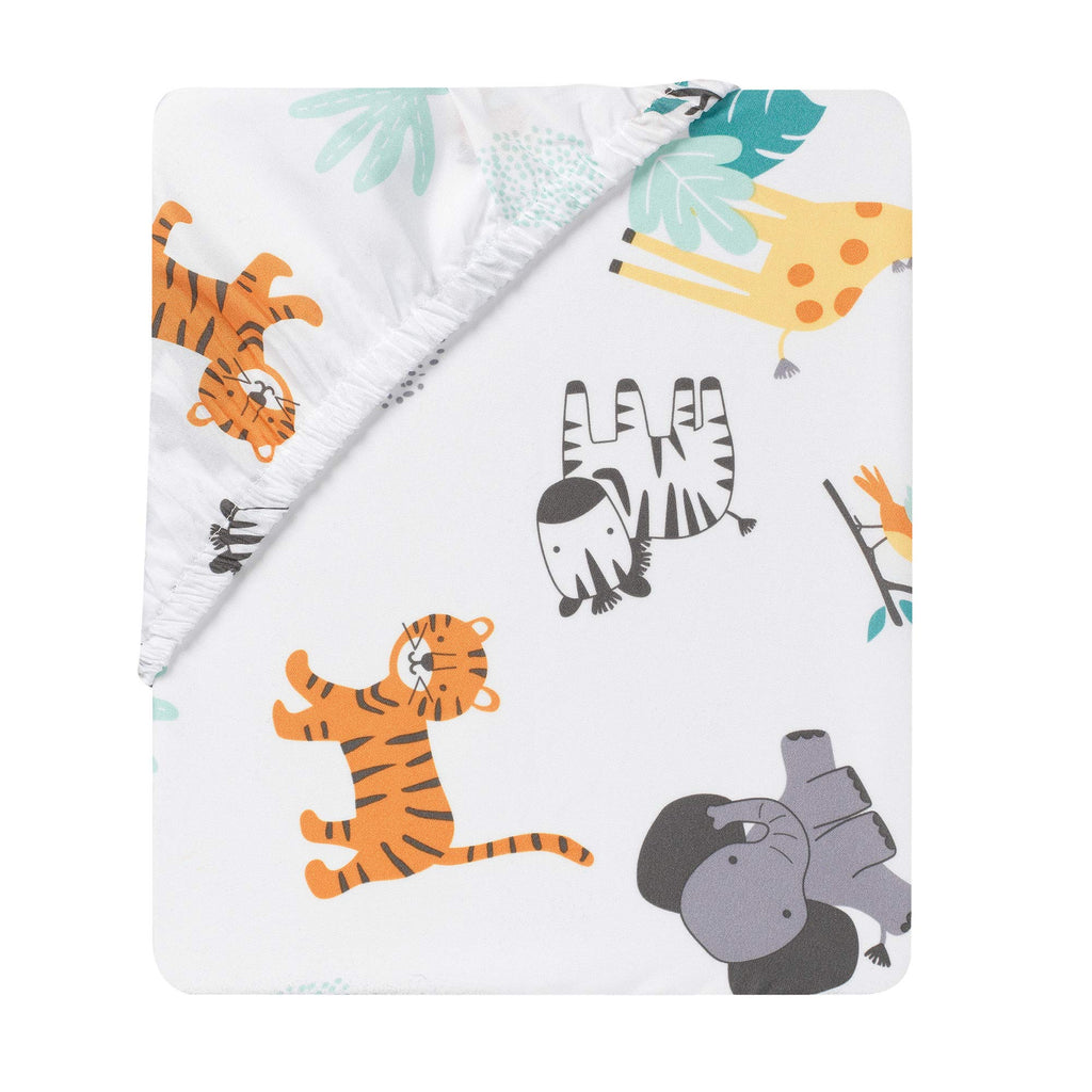 Mighty Jungle 3Piece Crib Bedding Set, Multicolor (283003V)