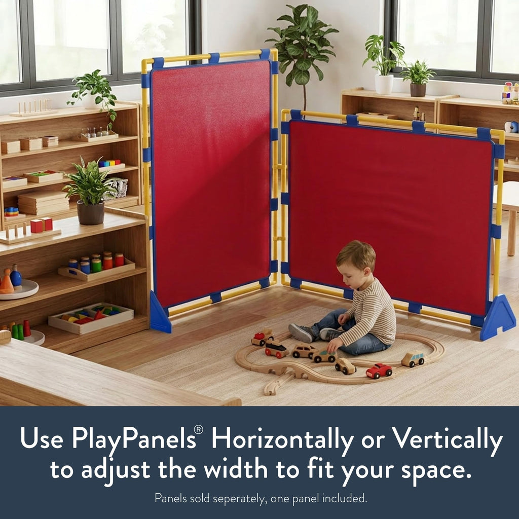 PlayPanel Room Divider 59.5" x 47.5", Red