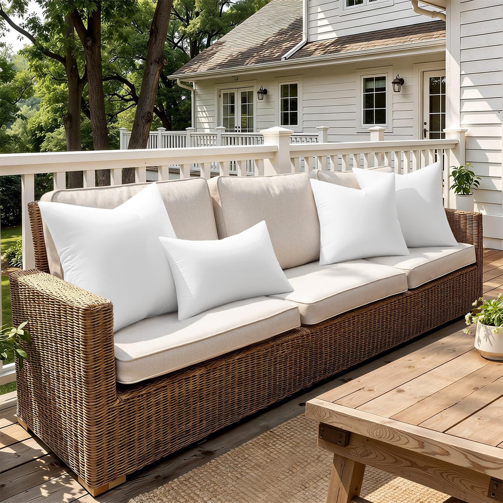 Outdoor Pillow Inserts 18x18 - Set of 4