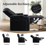 Home Theater Seating with USB Ports and Cup Holders