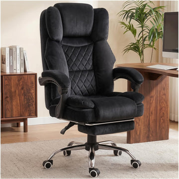 Big and Tall Office Chair with Pocket Spring Cushion & Ergonomic Lumbar Support for Lower Back Pain Relief, High Back