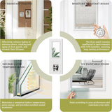 Entry Door, 32" x 80", 1-Panel Frosted Glass Front Door, Solid Wood & MDF Construction, Waterproof Primer, Easy to