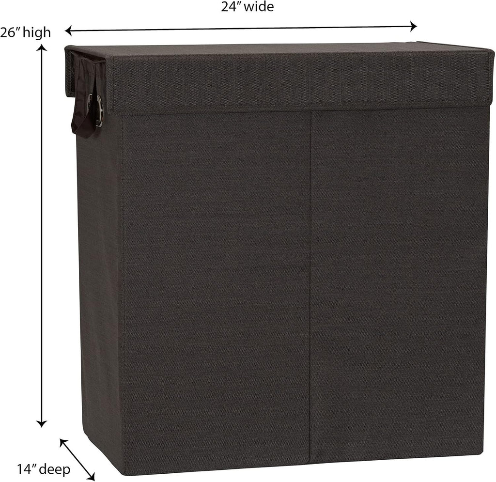Collapsible Double Laundry Hamper Sorter