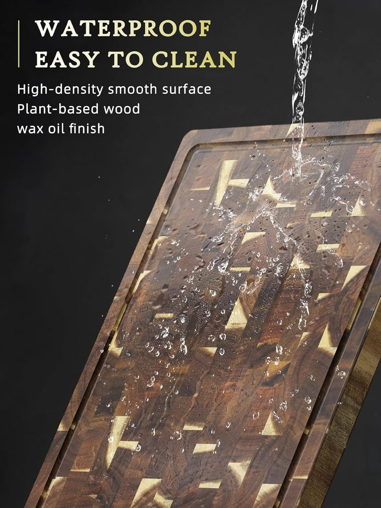3 Packs Cutting Board Set, Extra Large Acacia Wood Cutting Boards | Durable Chopping Board Meal Prep, Charcuterie