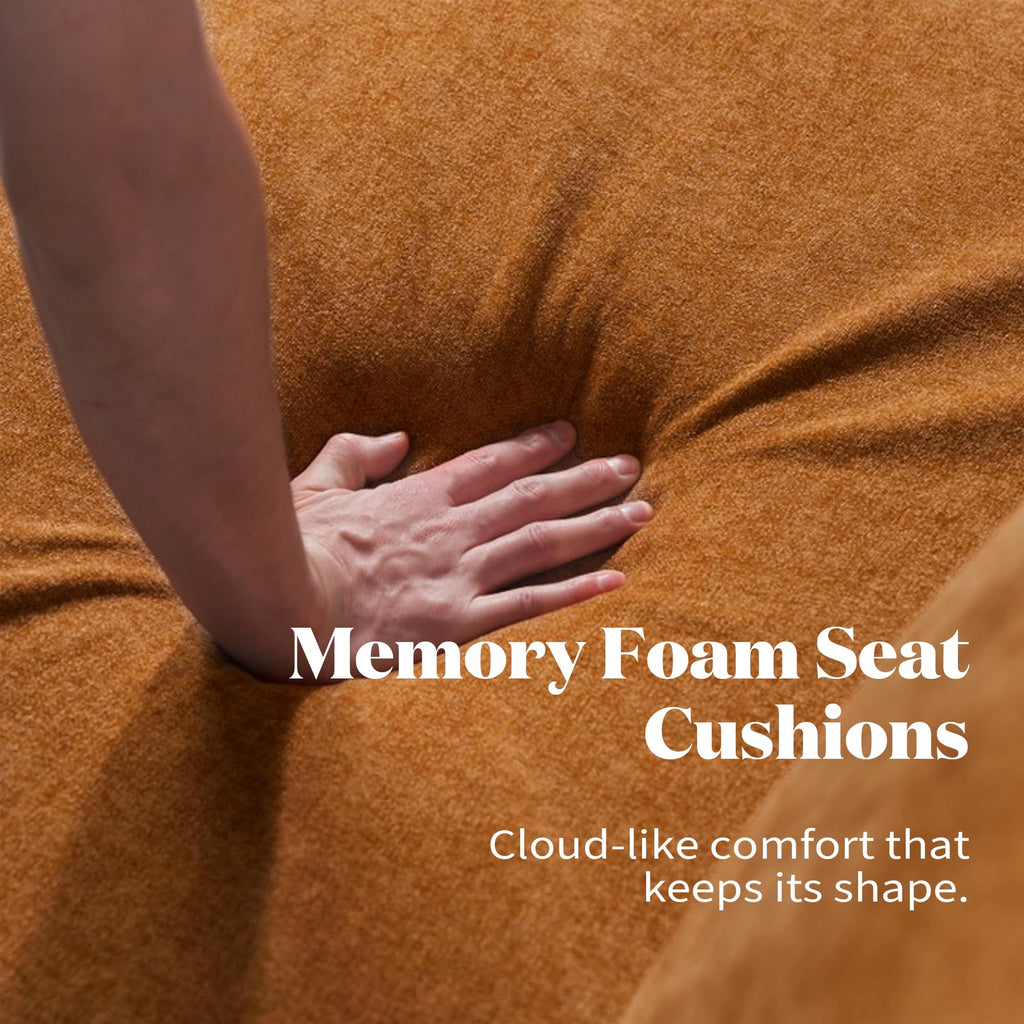 Cloud Modular Sofa, Oversized Deep Seat Comfort, Luxe Chenille