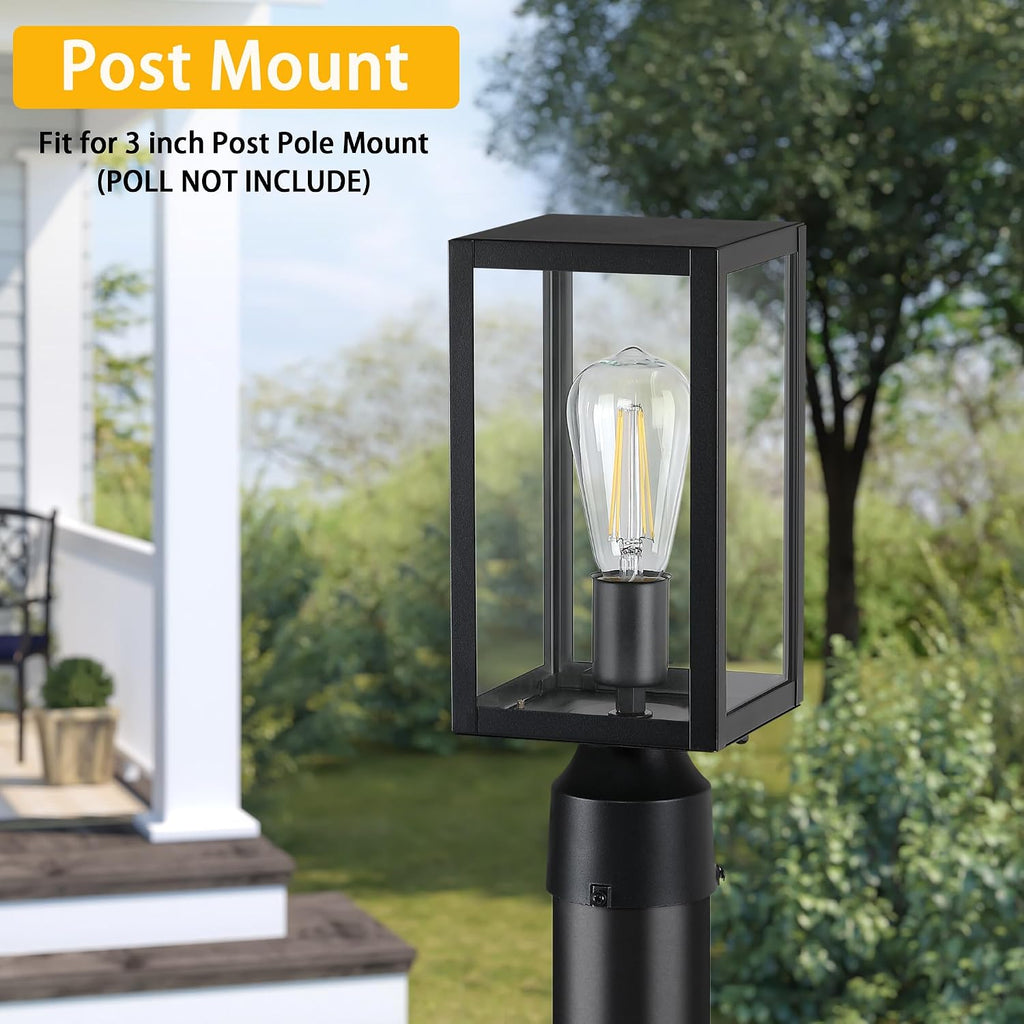 Outdoor Post Lights with Pier Mount Base
