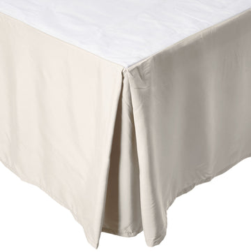 Supreme 1500 Collection Solid Bed Skirt Dust Ruffle, Twin (Single) Size, Beige Cream