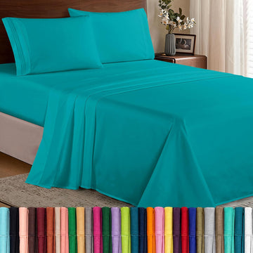 Elegant Comfort Luxury Soft 1500 Premier Egyptian 4-Piece Premium Hotel Quality Wrinkle Resistant Coziest Bedding