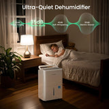 2000 Sq. Ft. Energy Star 2025 Dehumidifier for Basement & Home, Adjusts from 15% RH With Drain Hose, Ultra Quiet 35 dB