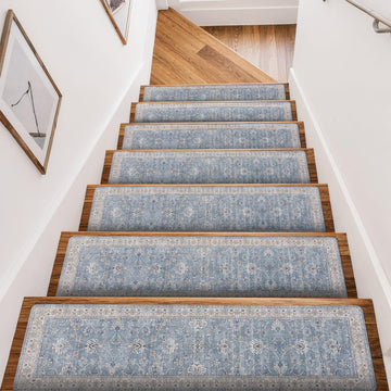 For Wooden Steps Indoor Stair Carpet Non-Slip 15PC 30"x8"
