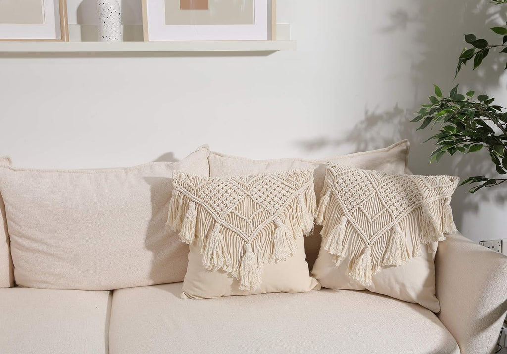 Cushion Covers Macrame Cushion Cover Woven Boho Cushion Cover