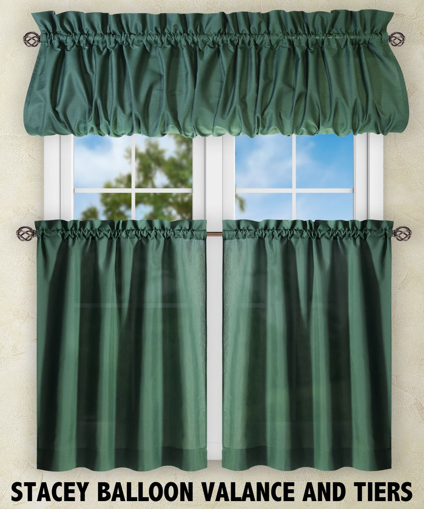 Stacey 60-by-38 Inch Ruffled Swag Curtain (Harvest)