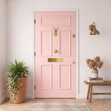 Peel and Stick Door Moulding Set, Neutral, 22"x9.3"+24.3"x9.3"+16"x9.3"