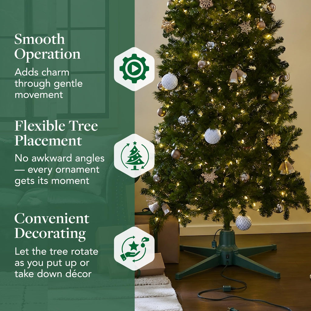 360 Degree Rotating Christmas Tree Stand - Trees up to 7.5ft