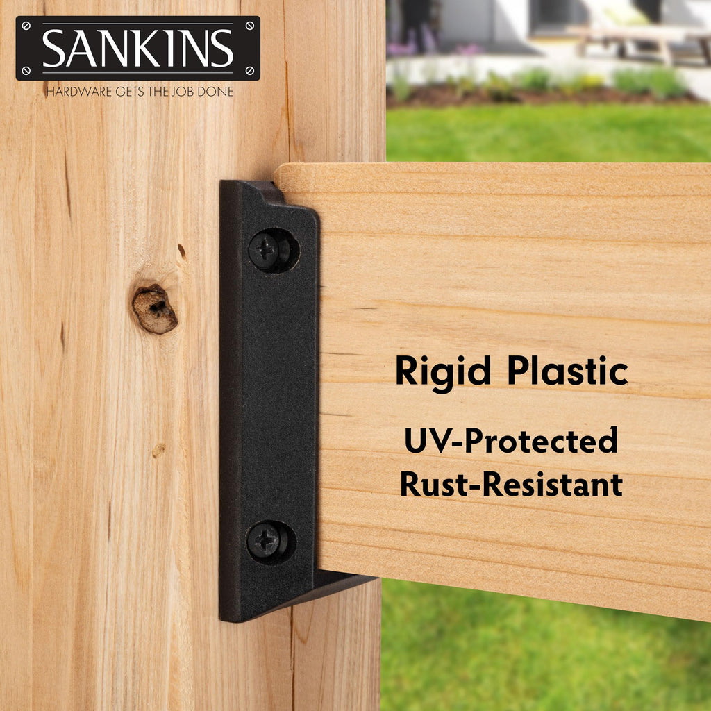 40pcs Deck Railing Bracket Connectors for 2x4, Deck Railing Kit Durable PP Plastic, Brackets for Connection of Wooden