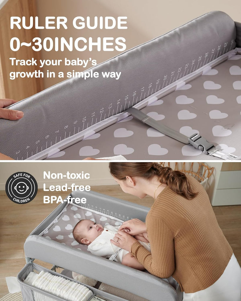 Diaper Changing Station, Portable Changing Table for Baby, Waterproof, Folding Portable Changing Station, Adjustable