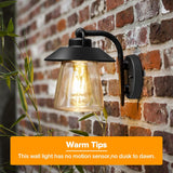 Outdoor Indoor Wall Lantern, Farmhouse Barn Wall Sconce Lighting Fixture,Matte Black Finish Anti-Rust Wall Mount Light