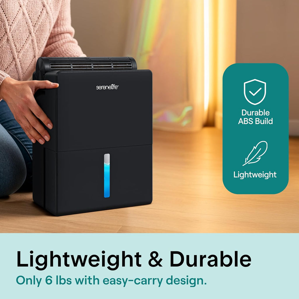 91 OZ Dehumidifier For Home | Covers 1200 SQ FT For Basements, Bedrooms
