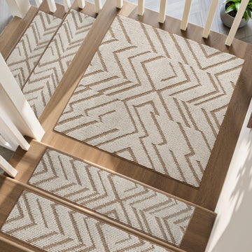 For Wooden Steps Non Slip Square Landing Mat, 31"x31"