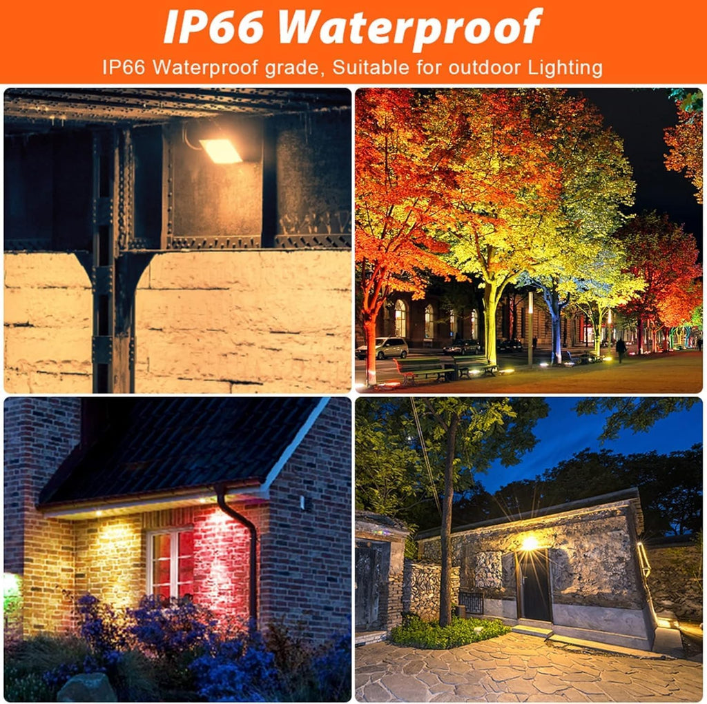 Led Floodlight RGB Ac220V 30W 50W 100W 200W Flood Light Color Changing