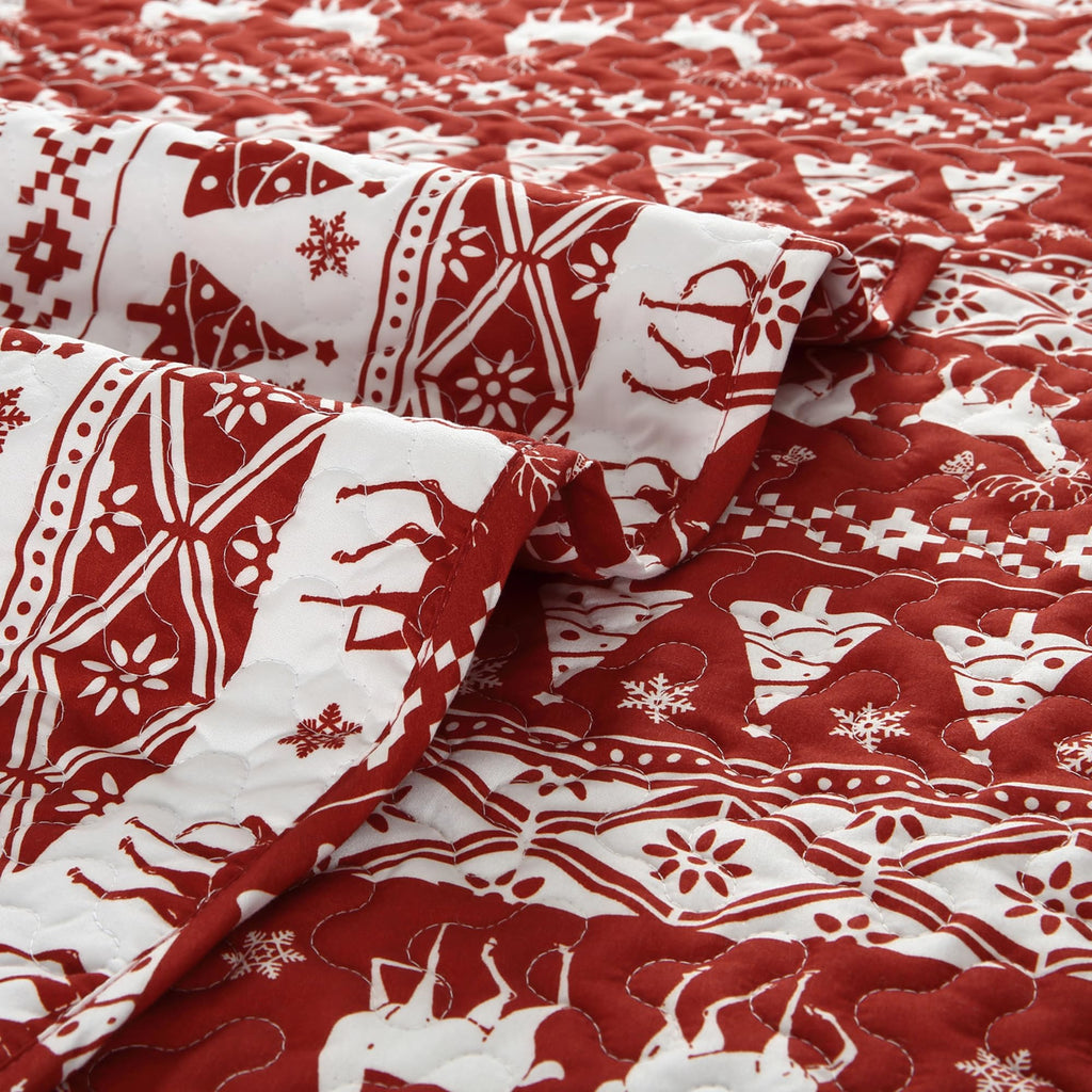 Christmas Quilt Set Queen Size