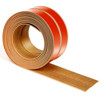 Protector 1.57" Self Adhesive Wall Corner Trim,Yellow Oak Grain