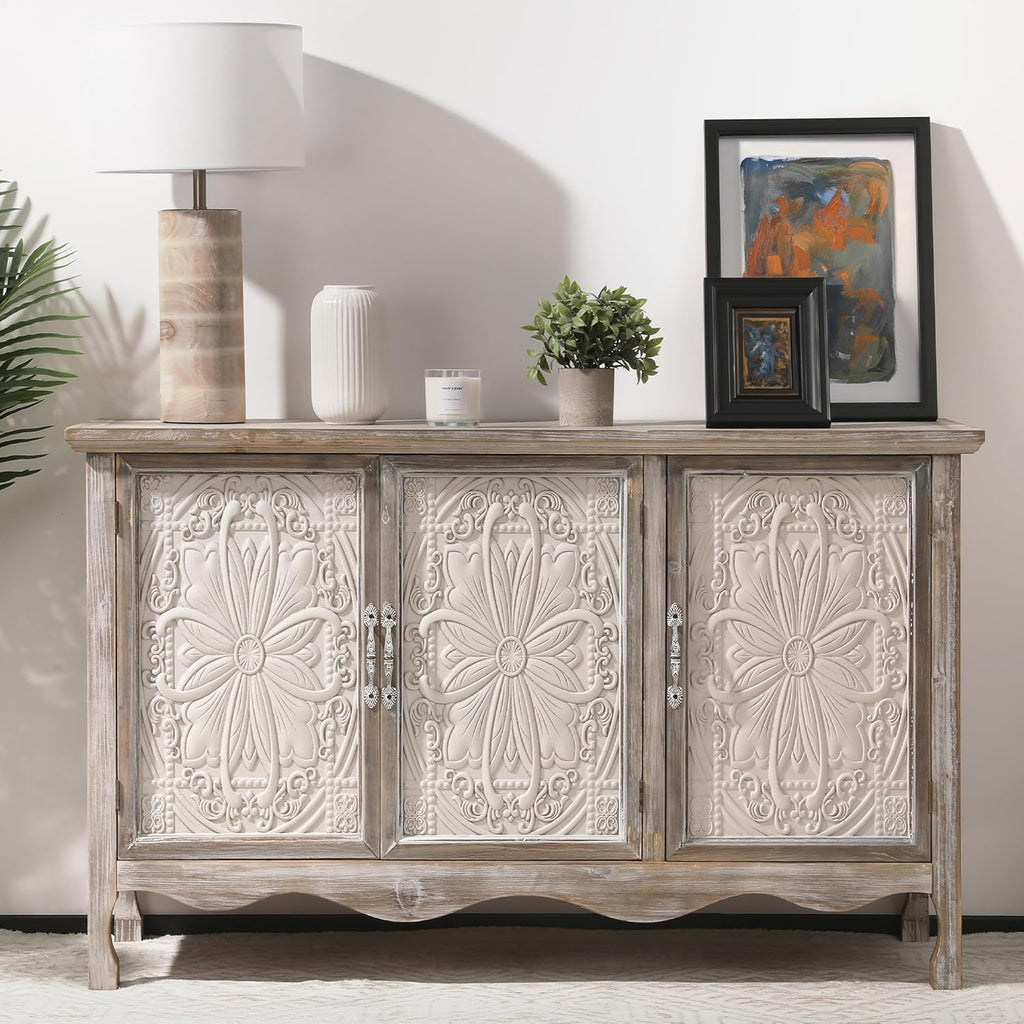 Farmhouse Sideboard Buffet Cabinet with Storage