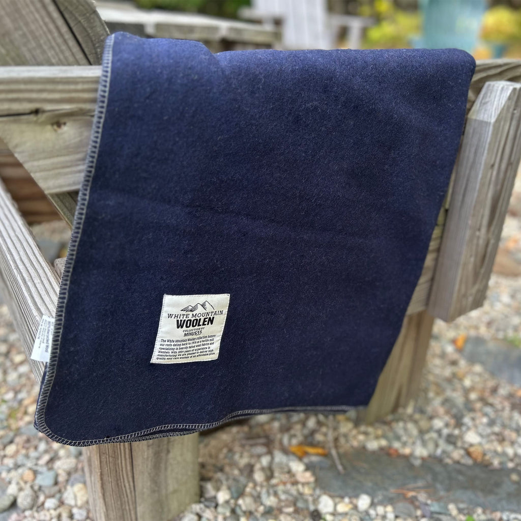 Lodge Twin Blanket - 80% Recycled Wool - Buffalo Plaid - Warm Throw Blanket - Thick - Washable - 65W x 90L - Burgundy