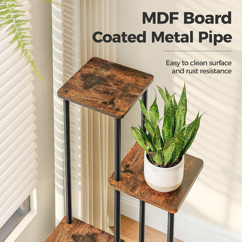 Tall Plant Stand Indoor Corner Plant Shelf for Multiple Plants | 6 Tier Shelf Stand Garden Balcony Living Room