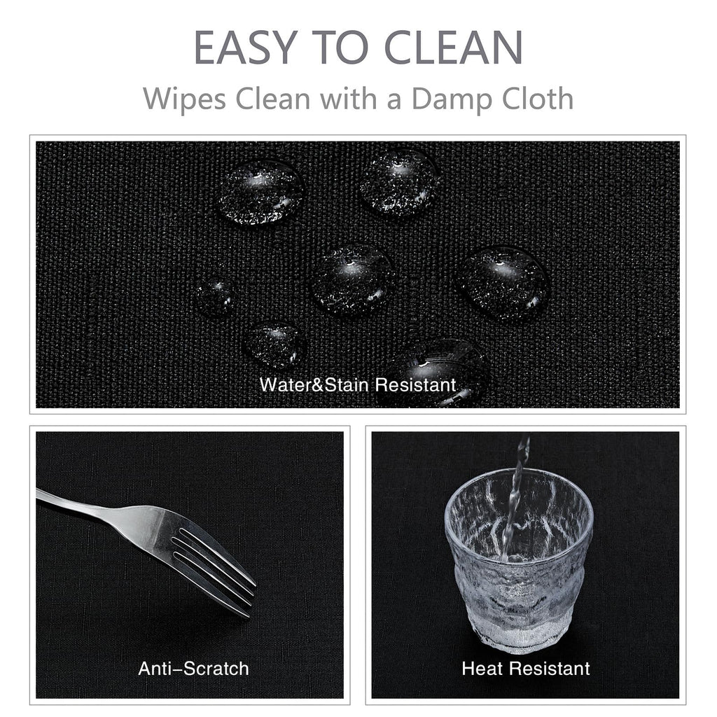 Rectangle Tablecloth Waterproof 60x144 inch Linen Textured Table Cloth Stain and Wrinkle Resistant Washable