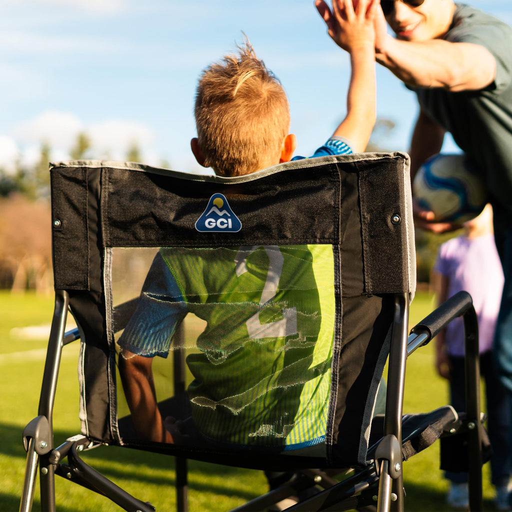 Freestyle Rocker Camping Chair - Black