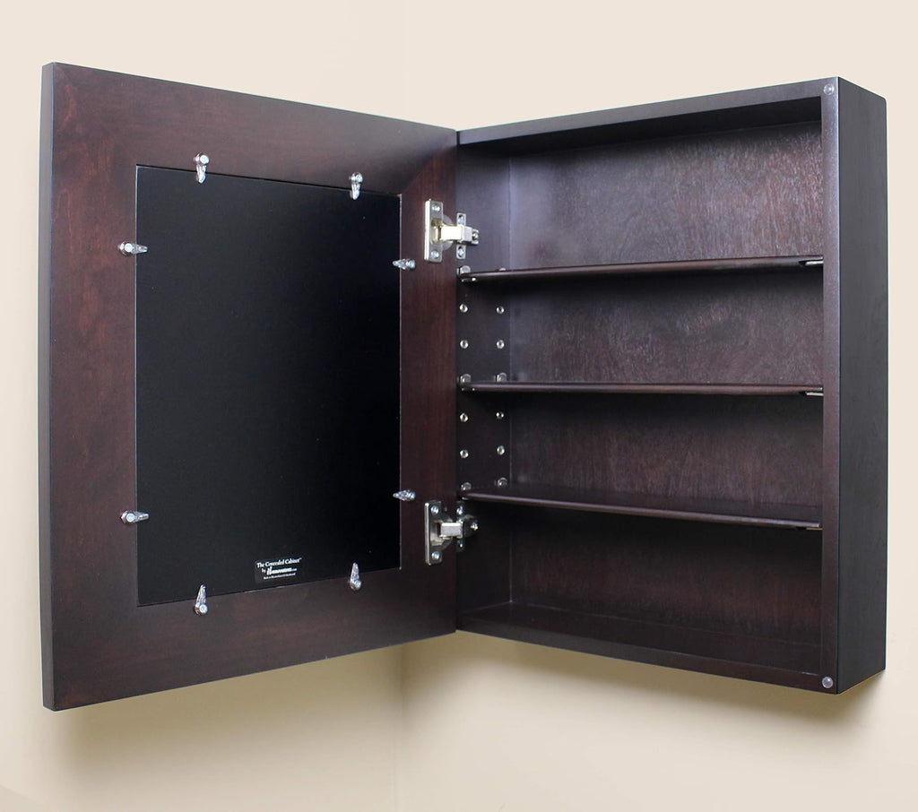 20x17 Picture Perfect Wall Mount Medicine Cabinet, Surface Mounted Storage, Over The Toilet Storage Wall Cabinet