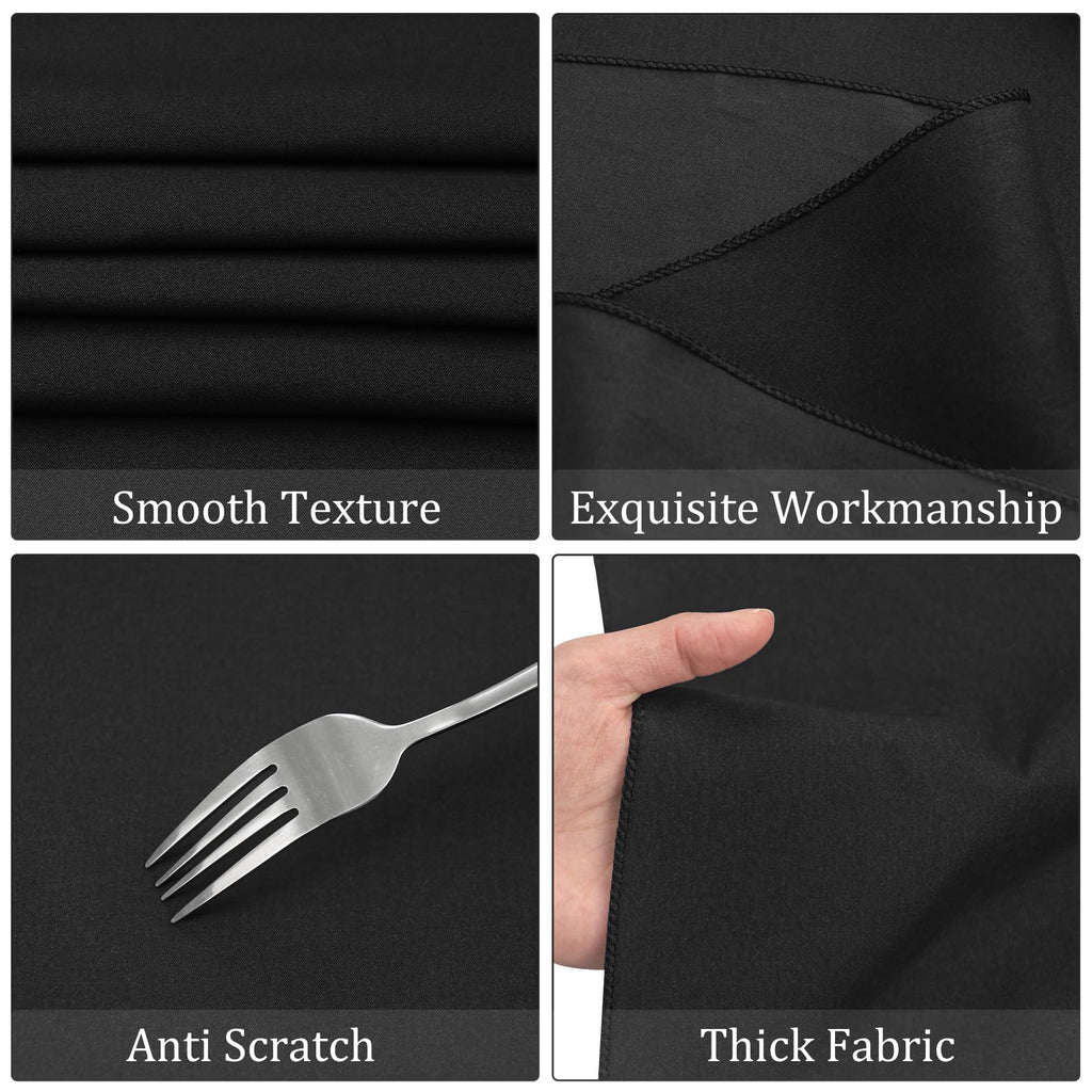 8 Pack Premium Round Tablecloth 108 Inch Round Table Covers Washable Polyester Fabric Round Table Clothes for Wedding