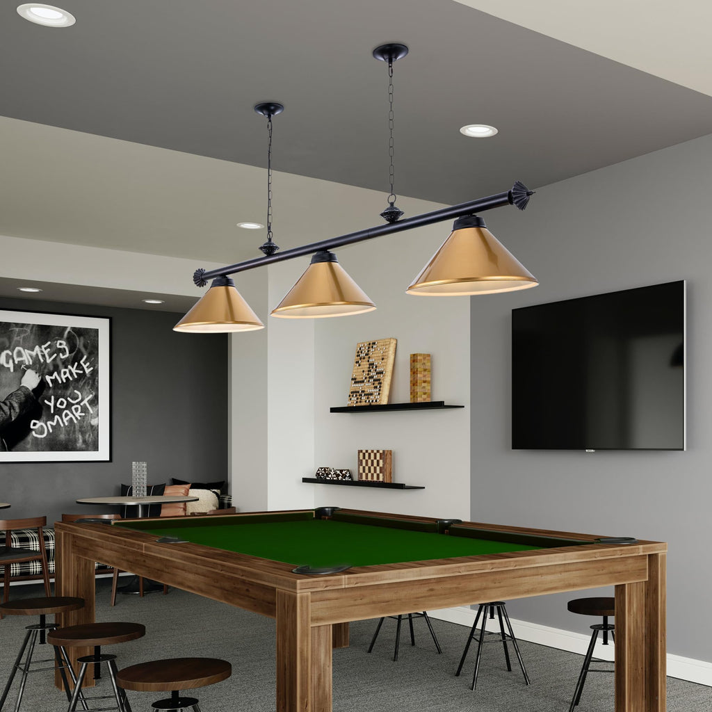 3 Light Pool Table Light, Billiard Lighting for 7' 8' Pool Table