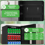 Beer Fridge 108 Can Capacity | Freestanding Beverage Refrigerator with Glass Doo
