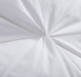 Luxurious All-Season Goose Down Feather Fiber Comforter Super King Duvet Insert (120x120)