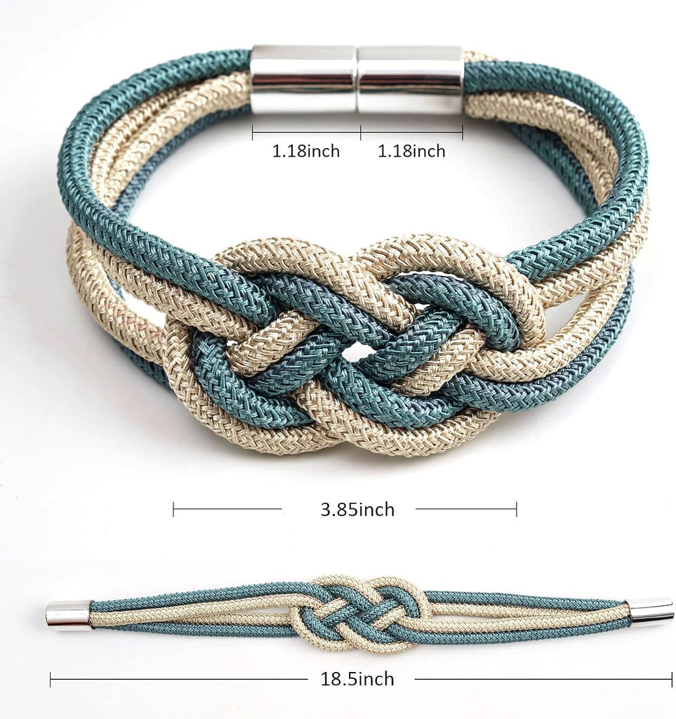 2 Pack Strong Magnetic Curtain Tiebacks Upgrade Nordic Simple Style Drape Tie Backs Double Color Weave Rope Knot