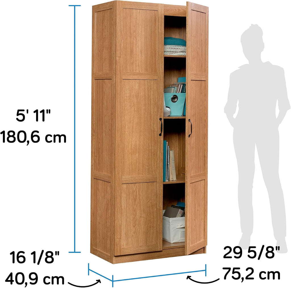 Select Storage Cabinet, Pantry Cabinet Kitchen Storage with Adjustable Shelves, Bathroom Storage Cabinet, in Highland