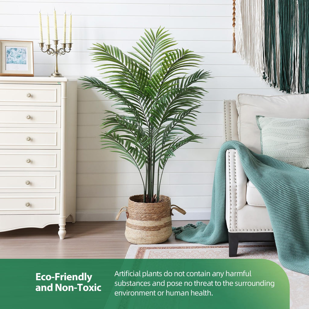 5FT Artificial Areca Palm Tree, 13 Leaves, 1 Pack